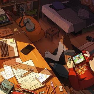 Lofi 4k PC wallpaper