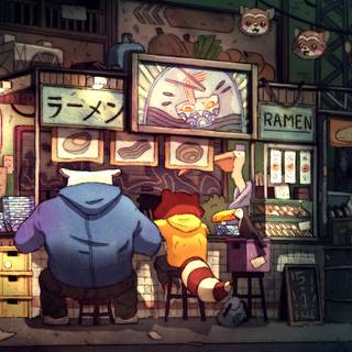 Lofi 4k PC wallpaper