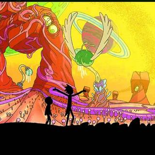 Rick and Morty 4k PC wallpaper