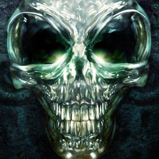 Crystal skull wallpaper