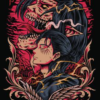 Attack On Titan 4k iPhone wallpaper