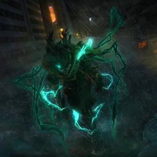Dark Deku desktop wallpaper