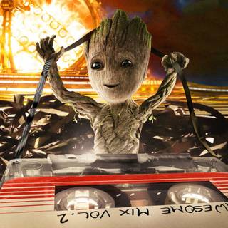 Groot 4k PC wallpaper