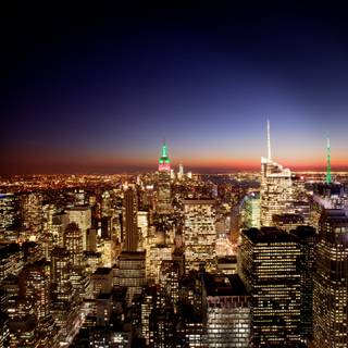 New York night 4k wallpaper