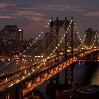 New York night 4k wallpaper