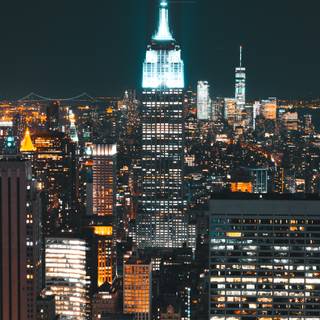 New York night 4k wallpaper