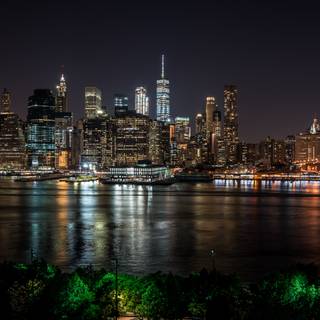 New York night 4k wallpaper