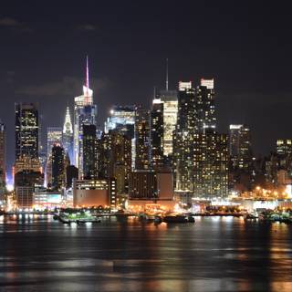 New York night 4k wallpaper