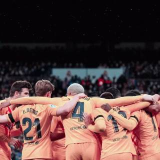 Barcelona full team wallpaper