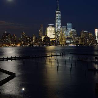 New York night 4k wallpaper