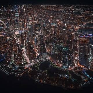 New York night 4k wallpaper
