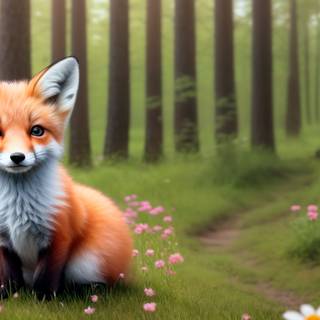 Cute wildlife wallpaper