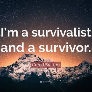 Survivalist wallpaper
