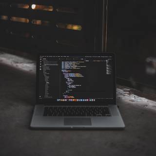 Coding laptop wallpaper