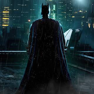 Batman rain wallpaper