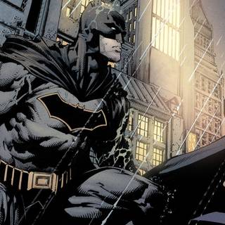 Batman rain wallpaper