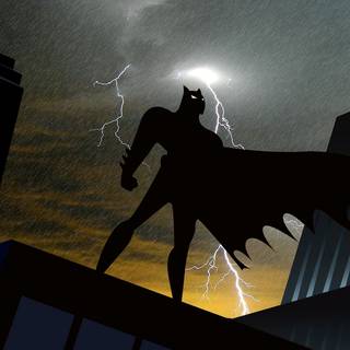 Batman rain wallpaper