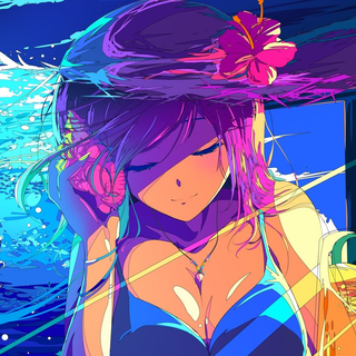 Anime girl swimsuit wallpaper