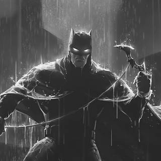 Batman rain wallpaper