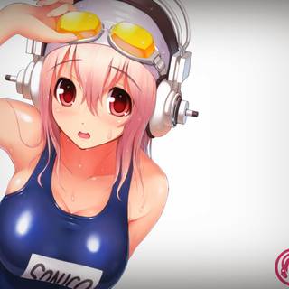 Anime girl swimsuit wallpaper