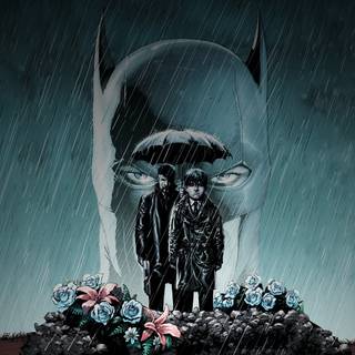Batman rain wallpaper