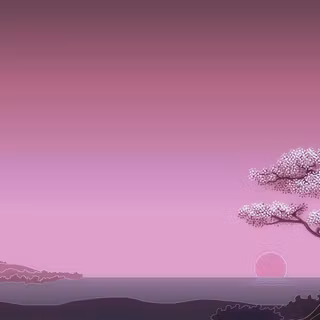 Pink pixel art wallpaper