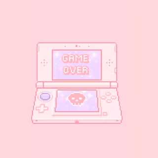 Pink pixel art wallpaper