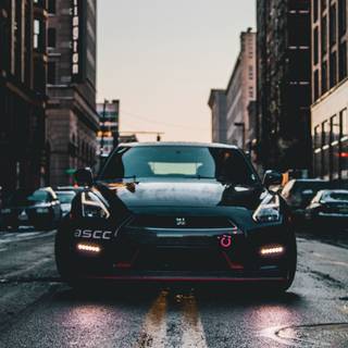 Car front view wallpaper