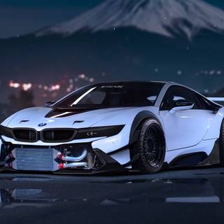 Car front view wallpaper