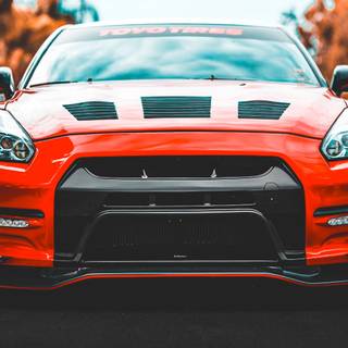 Car front view wallpaper