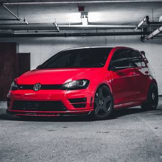 Car front view wallpaper