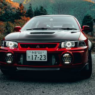 Car front view wallpaper