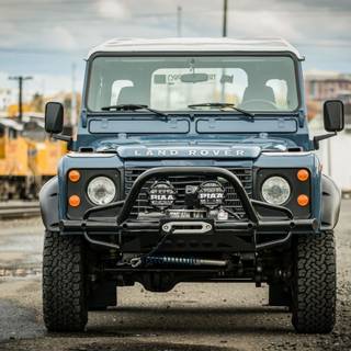 Car front view wallpaper