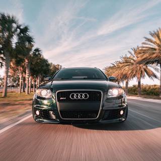 Car front view wallpaper
