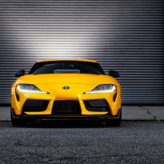 Car front view wallpaper