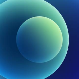 iPhone 12 Pro blue wallpaper