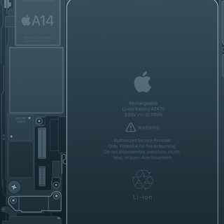 iPhone 12 Pro blue wallpaper