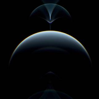 iPhone 12 Pro blue wallpaper