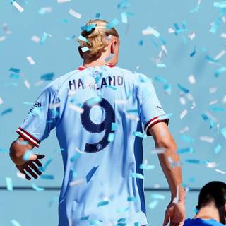 Erling Haaland desktop wallpaper