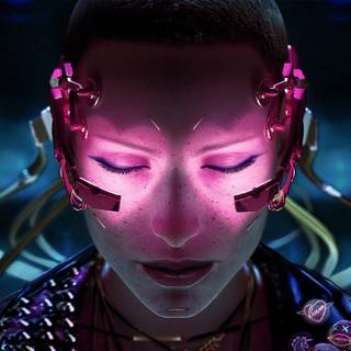 PS4 Cyberpunk girl wallpaper