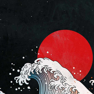 Hokusai HD iPhone wallpaper