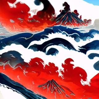 Hokusai HD iPhone wallpaper