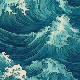 Hokusai HD iPhone wallpaper