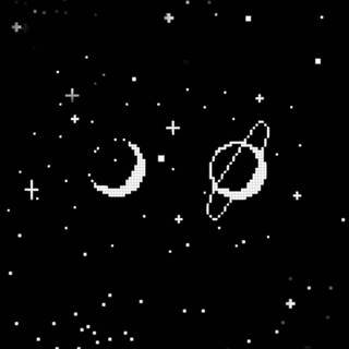 Pixel black wallpaper
