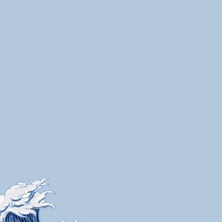 Japanese blue wallpaper