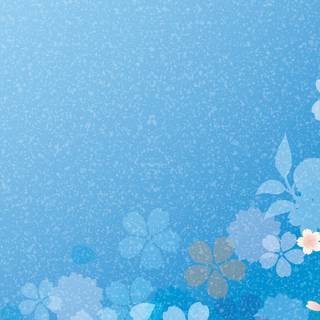 Japanese blue wallpaper