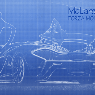 Car blueprint wallpaper