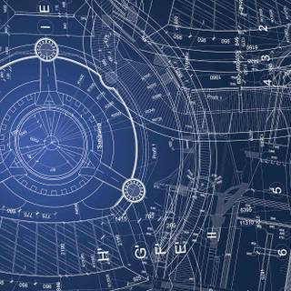 Car blueprint wallpaper