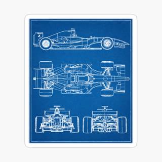 Car blueprint wallpaper