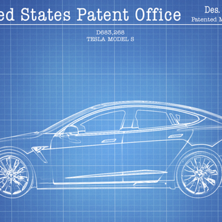 Car blueprint wallpaper
